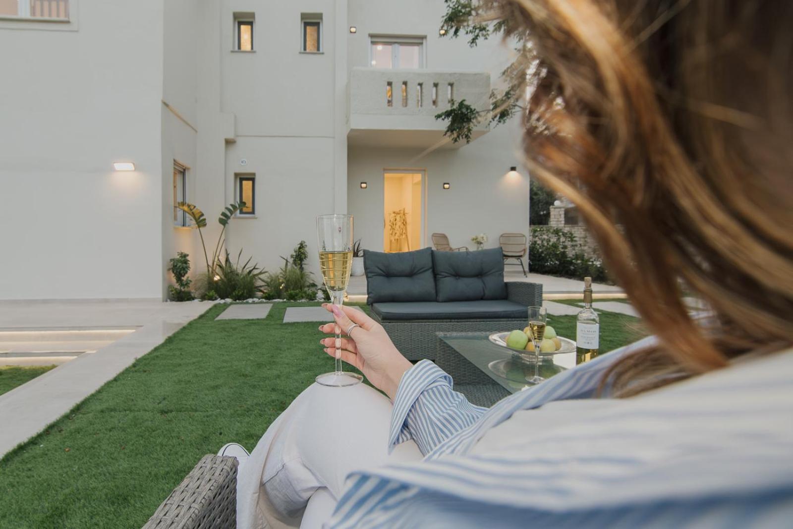Le Jardin Apartments Kampos Marathokampou Buitenkant foto